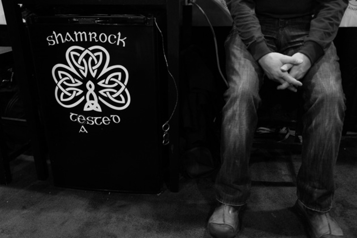 Shamrock-cycles-3 Tasted. Denver was certainly not O'Donnell's first rodeo as this fully stocked minifridge clearly shows.
