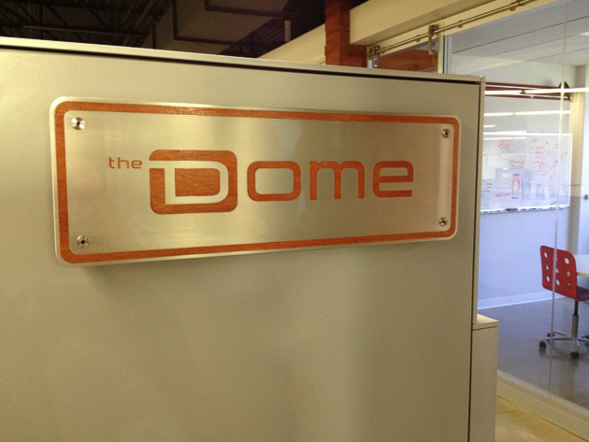GIRO-6 Now entering the Dome Zone. This area is normally restricted because many of Giro’s new products are born here.