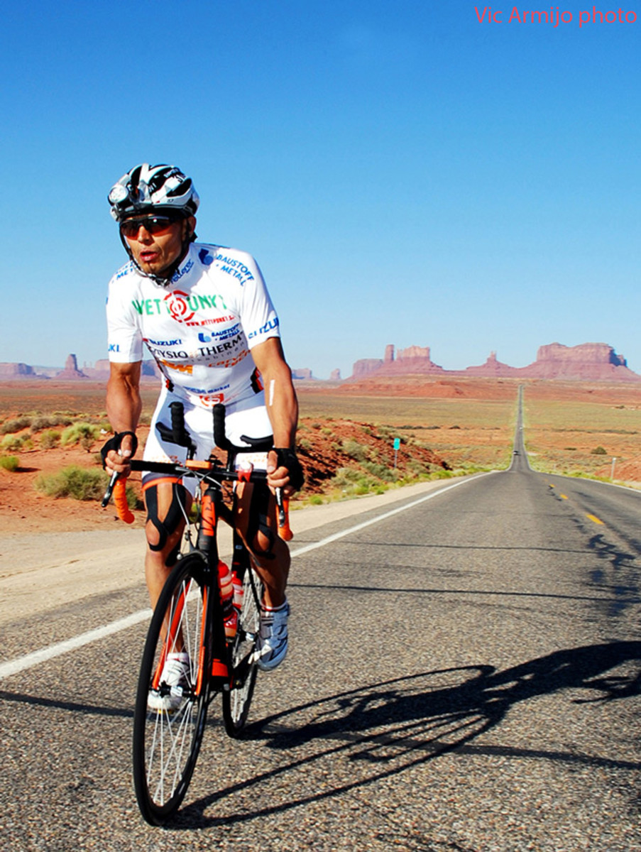 Gerhard Gulewicz The Faster Man Never to win | Only a handful of RAAM racers have ever posted a finish time under nine day. Austrian Gerhard Gulewicz is the only rider to do so and not win.