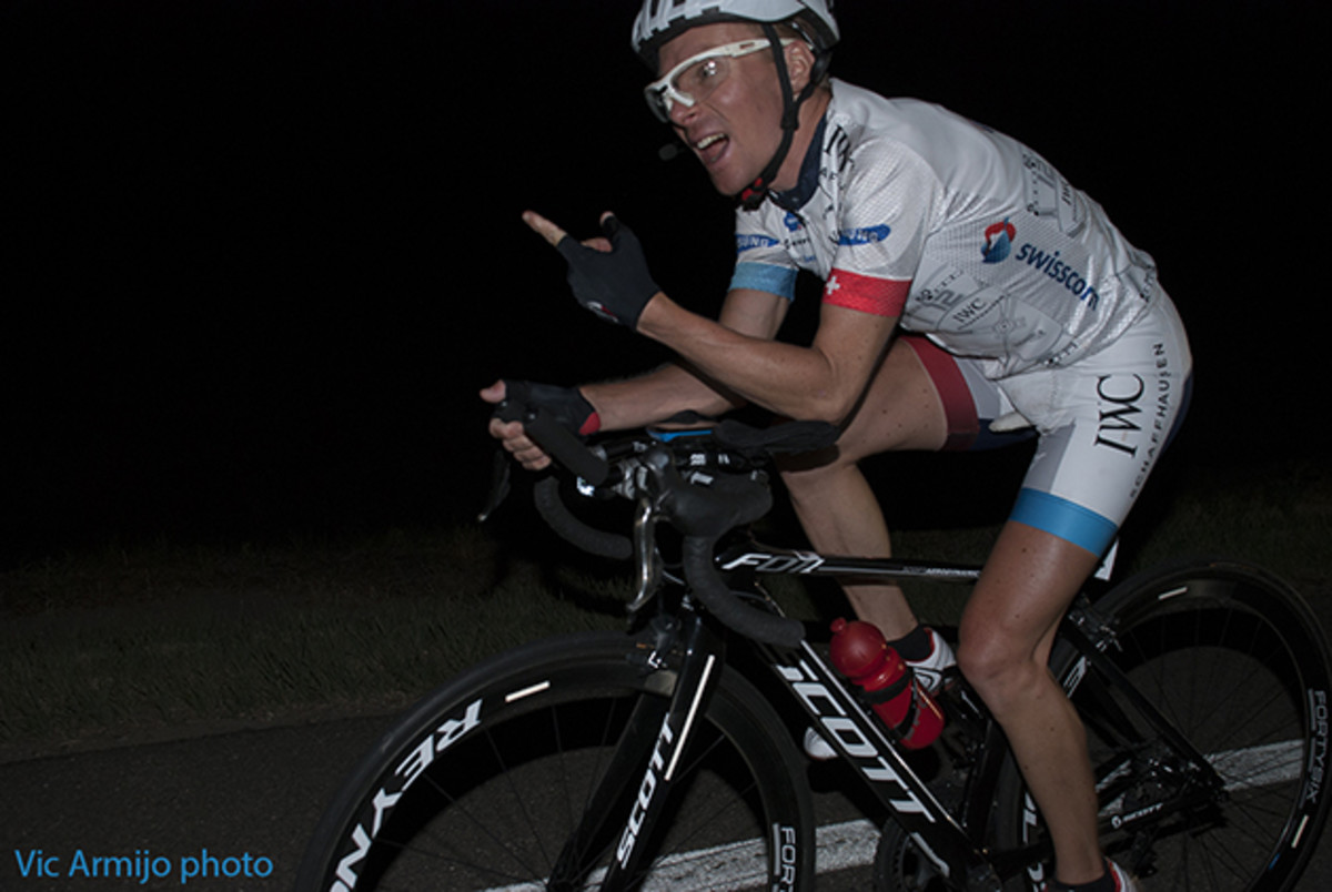 RetoNight2 Last year's winner is going a bit faster than in 2012, but to beat Strasser Reto Schoch will need to go even faster.