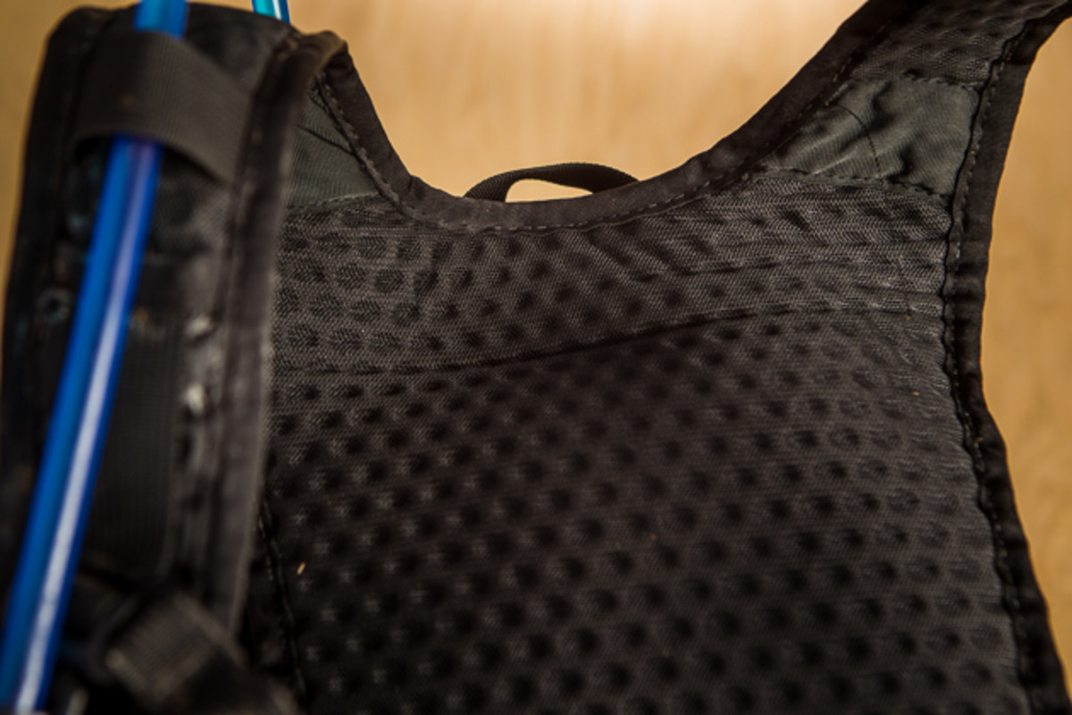 The back panel is highly breathable as well.