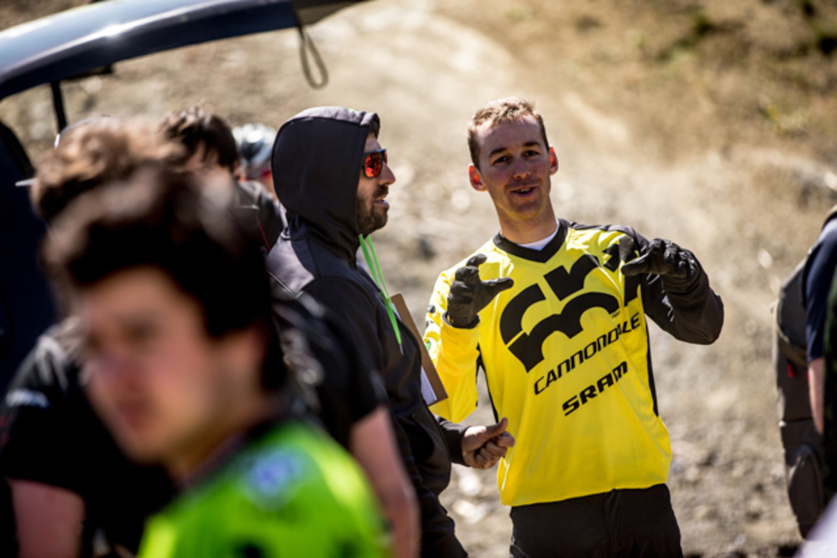 Even in the rare occurrence when Jerome Clementz doesn't come out on top, you can bet he'll always have a smile on his face. Clementz is truly one of mountain biking's great ambassadors. Photo by Ale di Lullo.