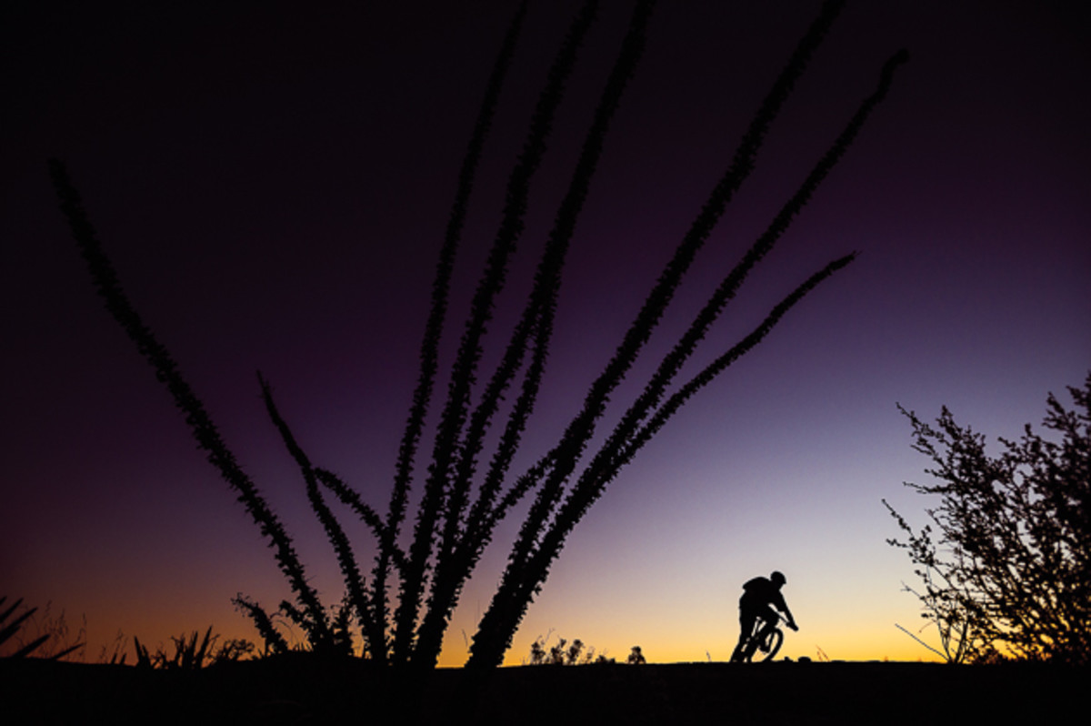 In a land of myriad healing methods, trailbuilding is just one more type of therapy. So is riding in magical light like this.