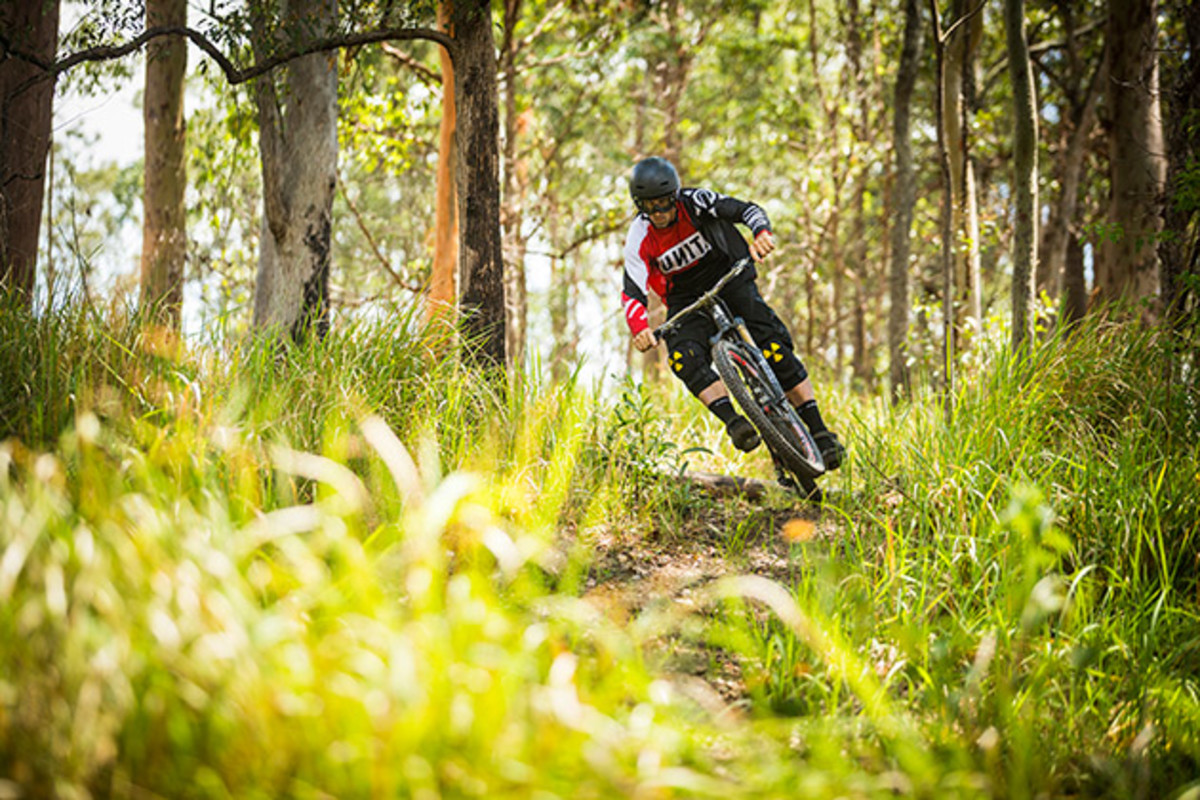 Chris Kovarik getting to know his new friend, the Tracer 275c.