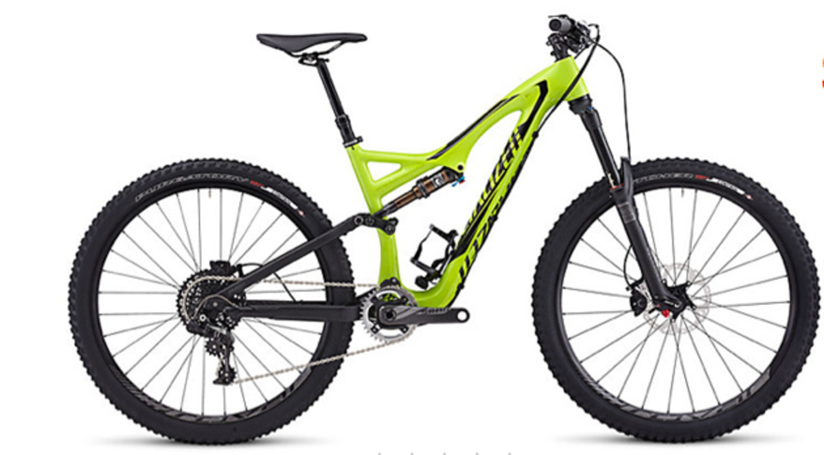 The FSR Expert Carbon EVO 650B comes with a SRAM X01 drivetrain and a RockShox Pike fork.