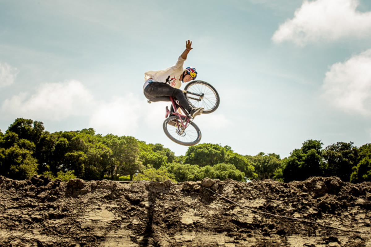 Even after almost eight months off the bike, Martin Soderstrom showed us he is still up to his old tricks.