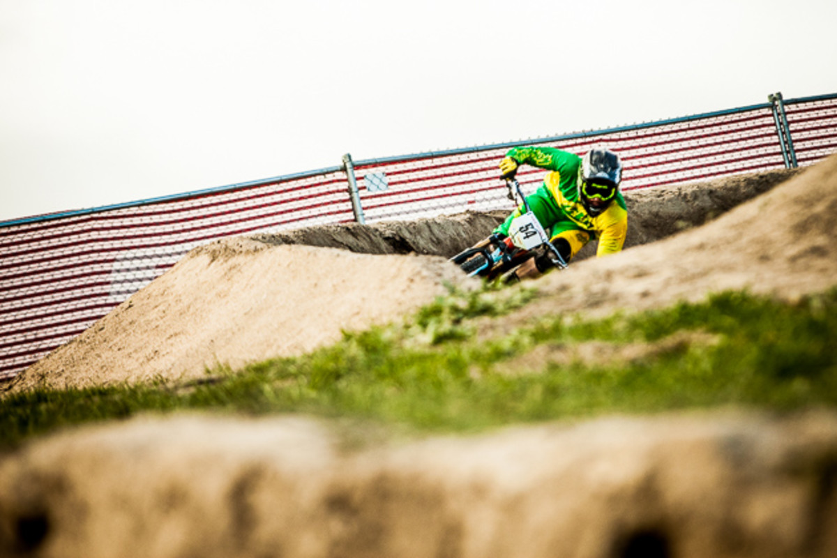 This year, the berms are looking bigger than ever—and Bas van Steenbergen was getting swallowed whole.
