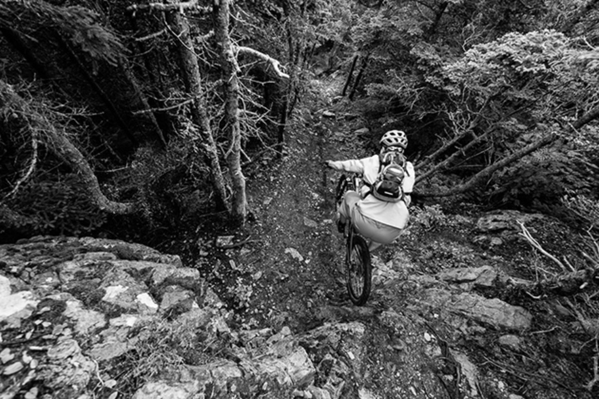 Kaelam Power riding near St. John's, Newfoundland, Canada.