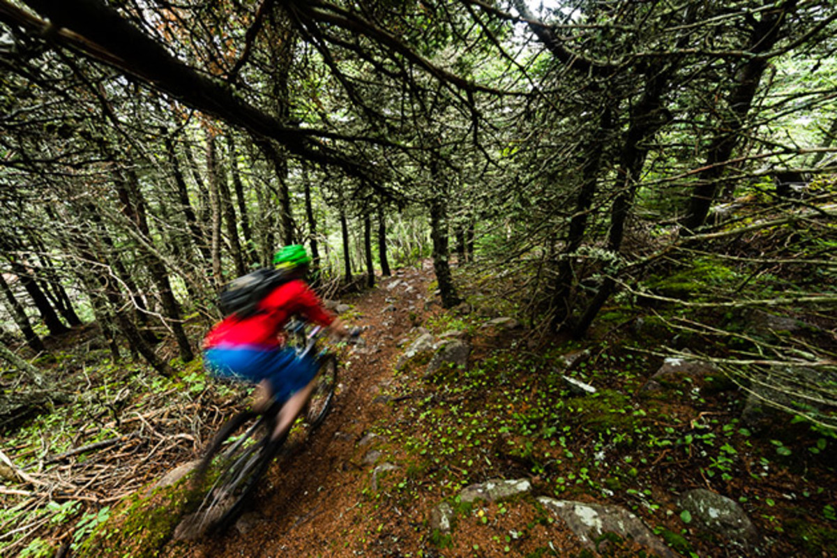 Kaelam Power riding near St. John's, Newfoundland, Canada.