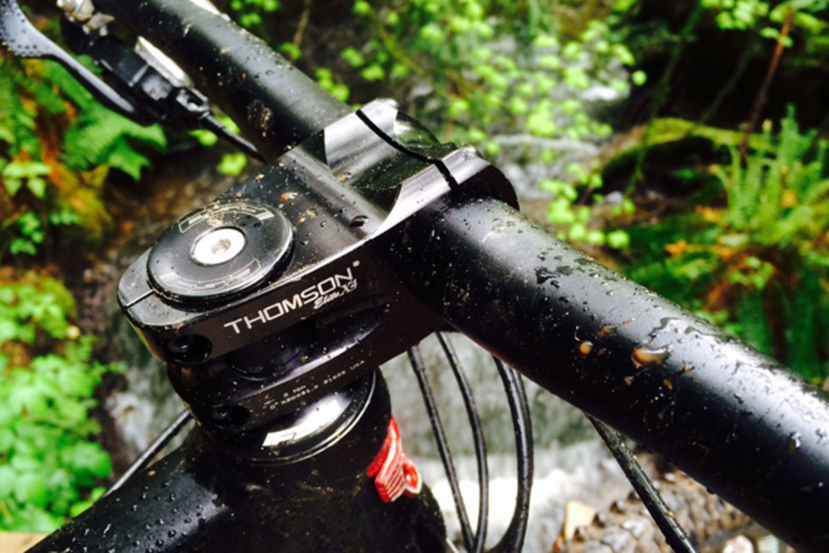 While I love the Thompson stem spec'd on the Epiphany Enduro, Ellsworth needs to grow the toptube on the size Large frame a bit (from its 23 inches to something closer to 24) if they are going to equip the bike with a short stem.