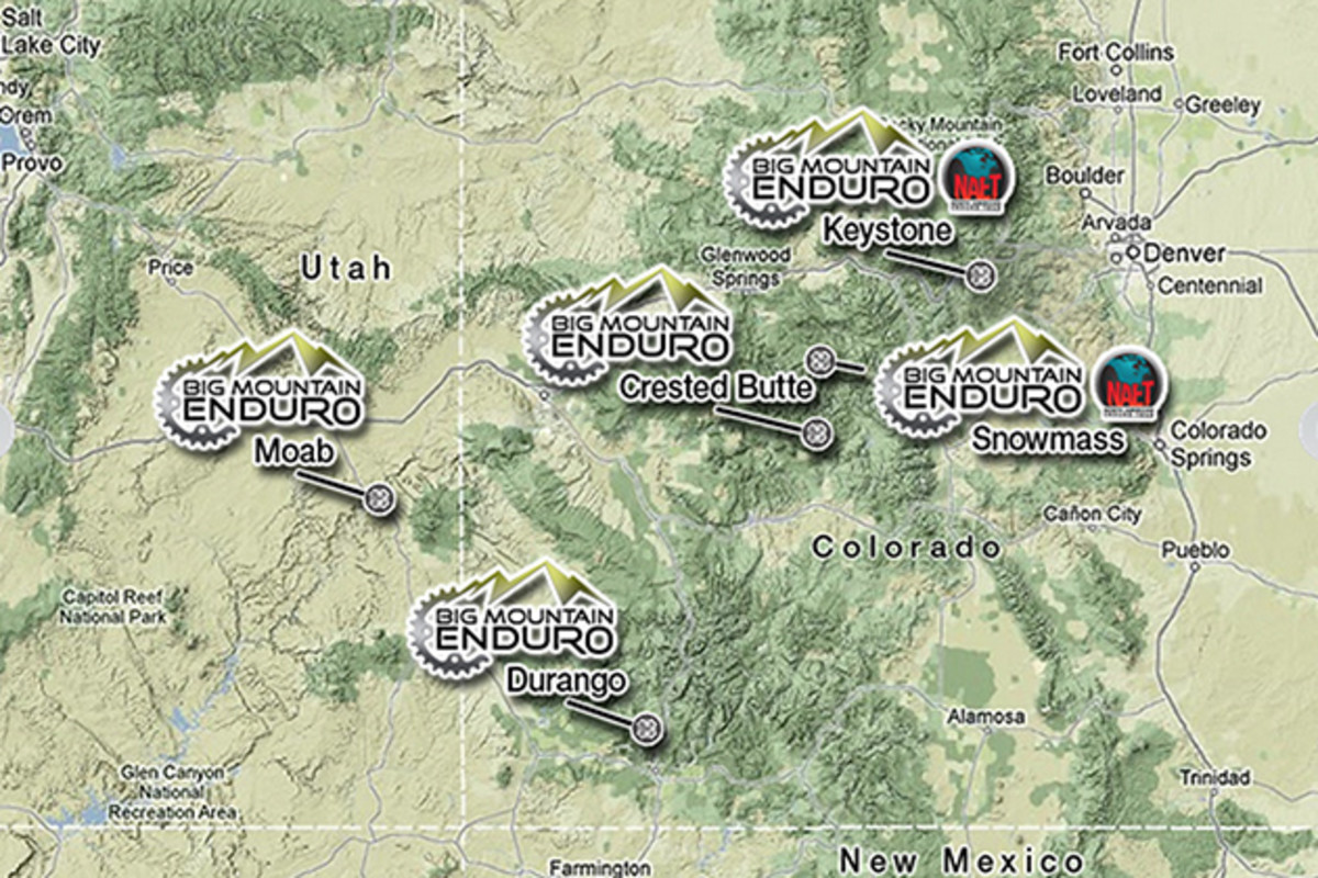 2014 Big Mountain Enduro Series stops.