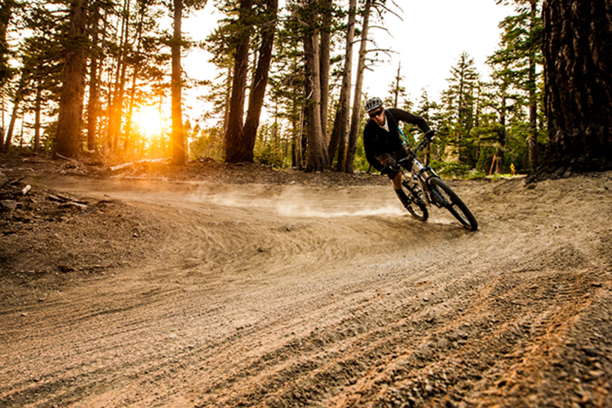 Banks and berms... Mammoth has it all.
