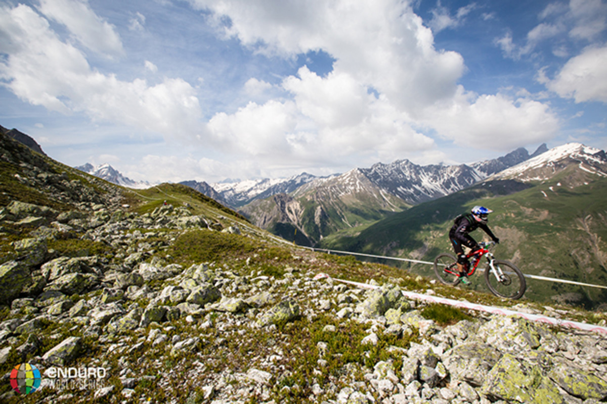 Rene Wildhaber on the third stage of day 2. | Photo by Matt Wragg