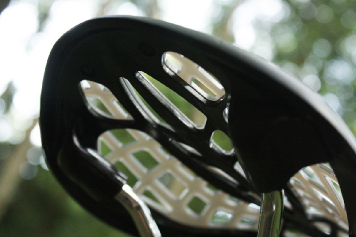 The dual layer design allows Tioga to make a stronger saddle while also controlling just how much the saddle flexes.