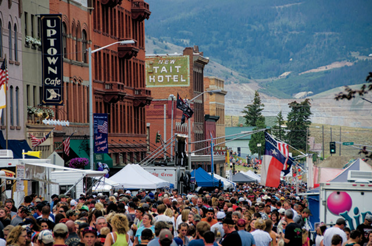 The crowd at Evel Knievel Days in 2013. Photo credit: Bob Allen