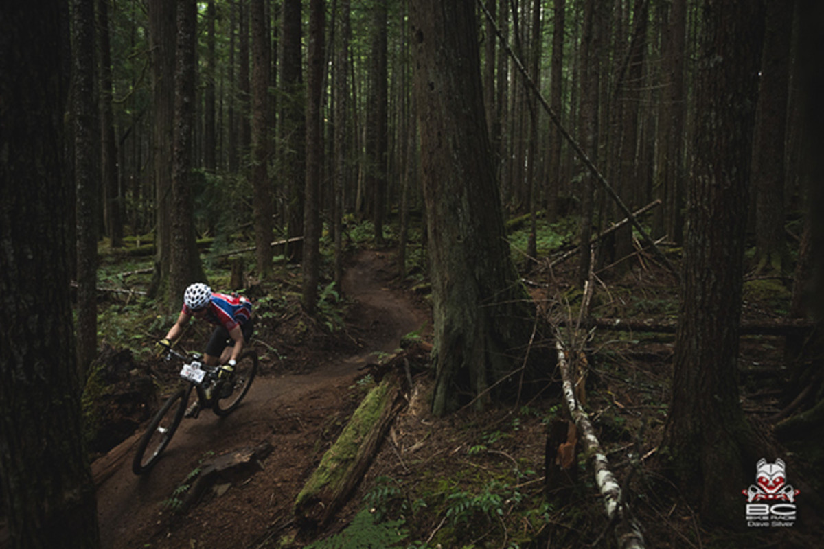 Cutting Ribbons in the woods. | Photo by Dave Silver