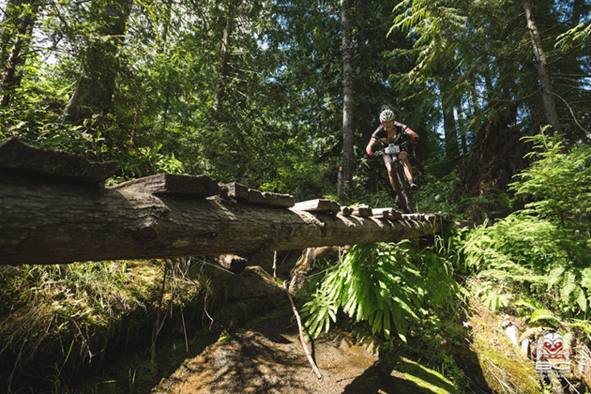 Wooden features are a highlight for many who come to British Columbia to ride. | Photo by Dave Silver