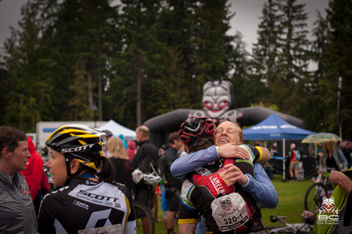 Hugs all around, congratulations to all.