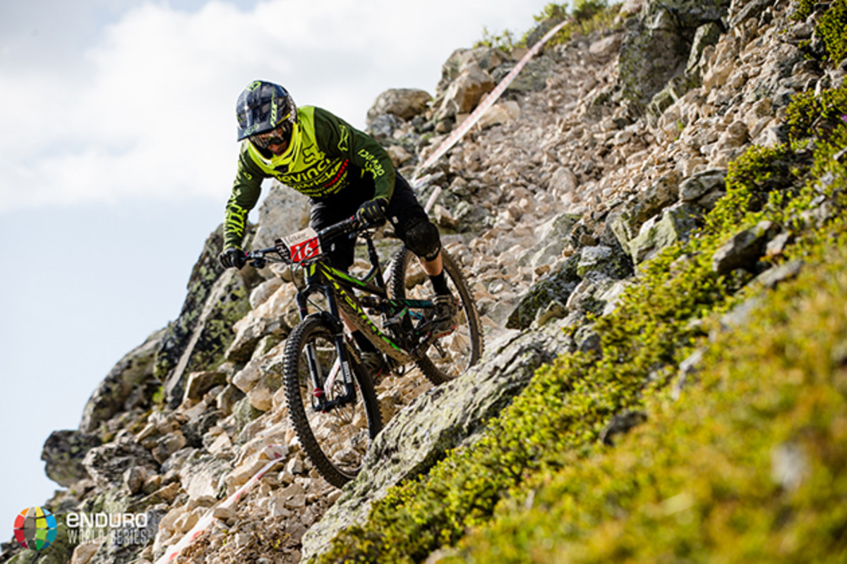 Damian Oton on stage 3, 2014 EWS round 3, Valloire. Photo by Matt Wragg