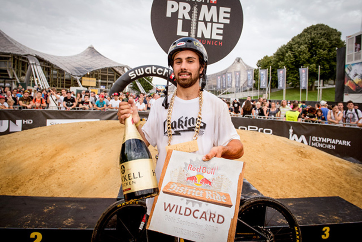 Louis Reboul wins Swatch Prime Line to receive last wild card for Red Bull District Ride. Photo by Christoph Laue