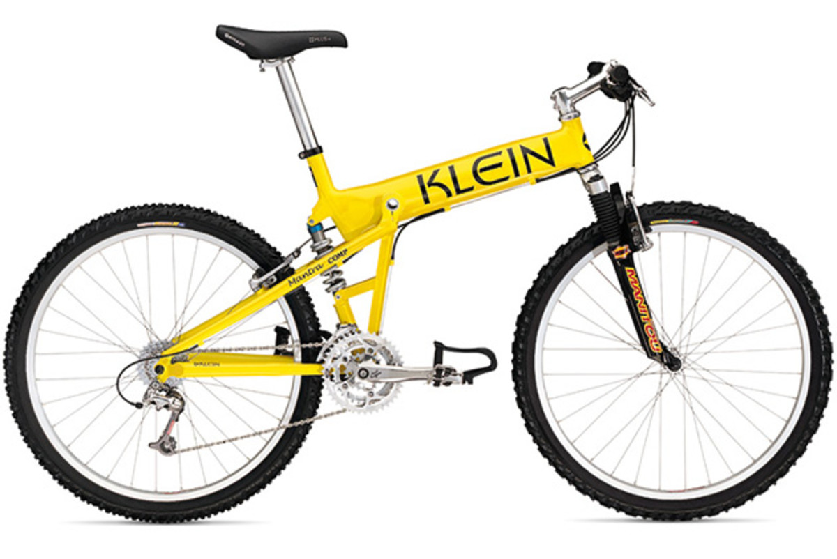 The Klein Mantra....it climbed amazingly well and then did everything it could to make you hate mountain biking when it came time to descend. Hey, it seemed like a good idea at the time.
