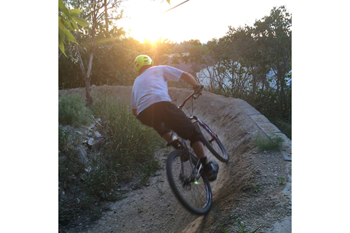 Riding 'til the sun goes down.