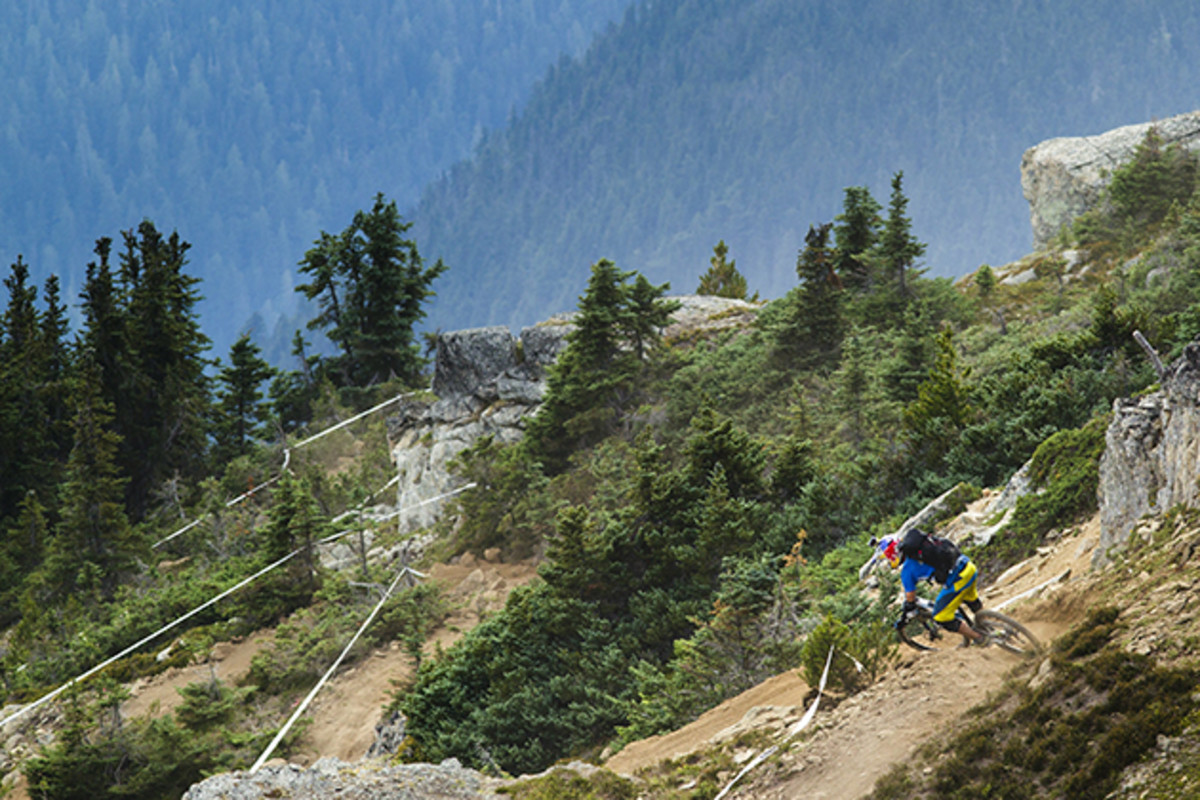 Kenny Belaey competes in the Crankworx Enduro race in Whistler, British Columbia, Canada, August 11, 2013. | Photo: Mason Mashon/Red Bull Content Pool