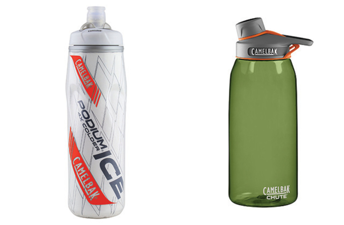 CamelBak's Podium Ice insulated bottle and Chute bottle