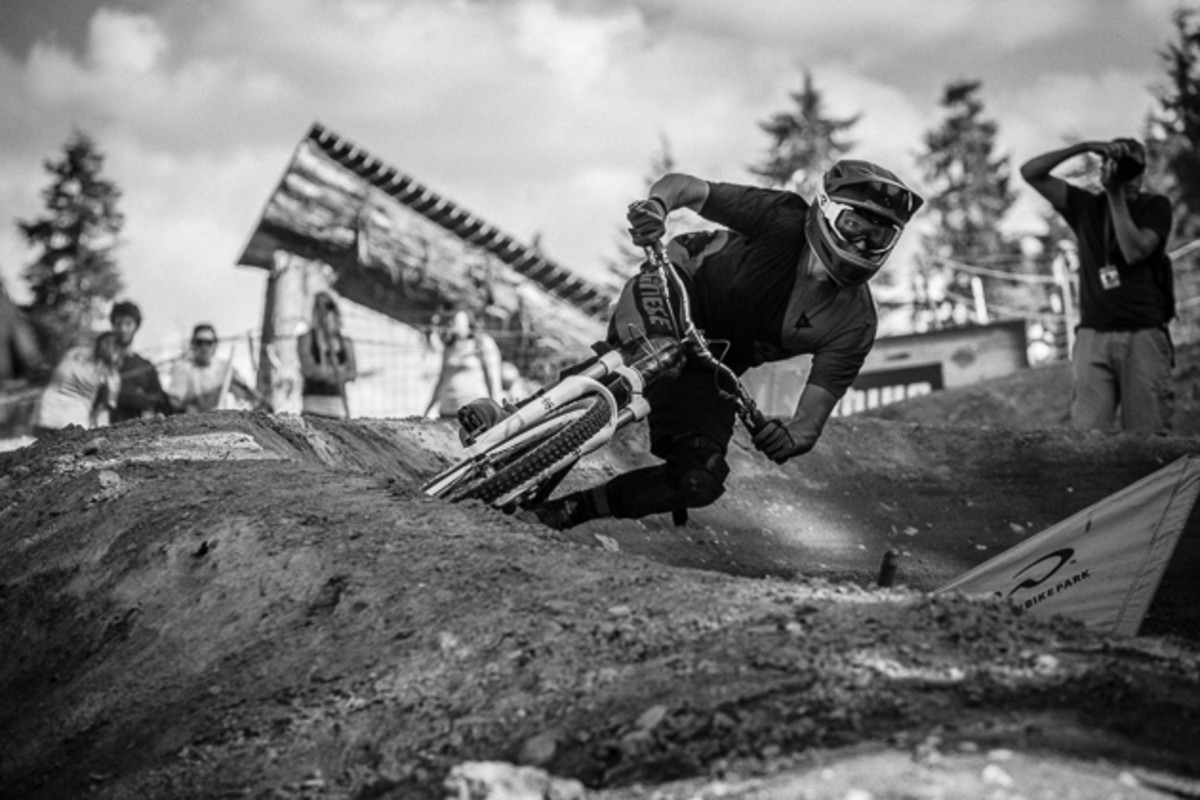 Heats were decided in the top section of berms—a fact not lost on Paul Basagoitia.