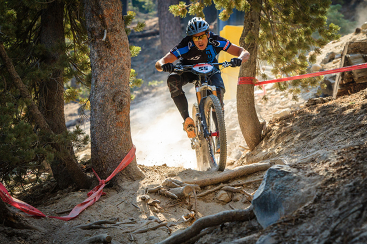 Lopes on last year's enduro course. Photo by Stikman.
