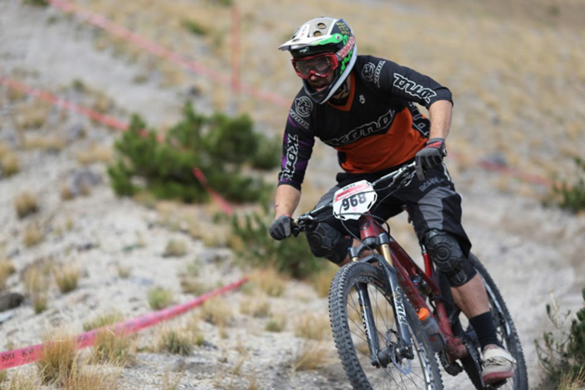 Ryan Gardener looking focused as he pinned it down stage 2. Photo by Bogdan Marian.
