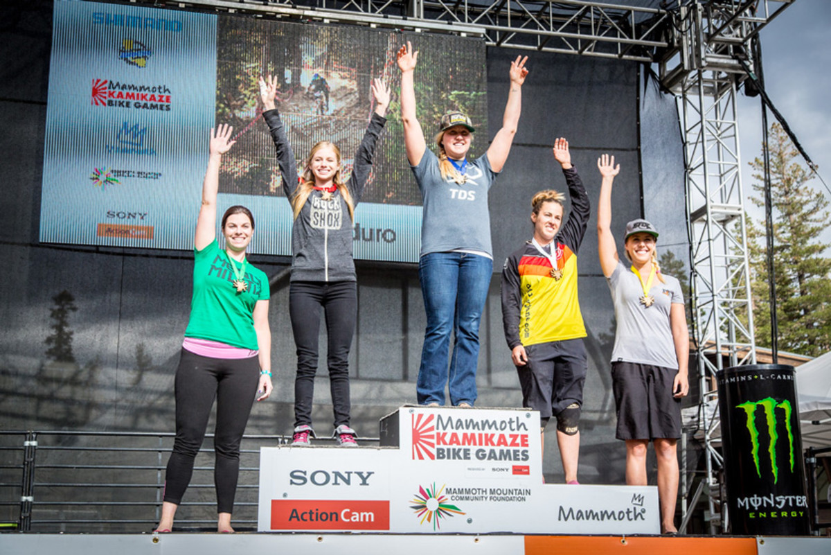 Women's Pro Podium: 1st, Amy Morrison; 2nd, Rachel Throop; 3rd, Jackie Swider; 4th, Lauren Gregg; 5th, Brianne Spiersch. Photo by Called to Creation.