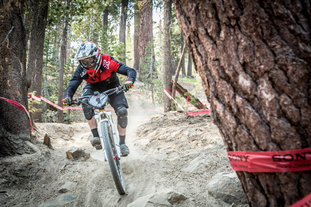 Brian Lopes was the fastest man on the mountain that day, defending his title and ending up on top of the Pro Men's podium. Photo by Called to Creation
