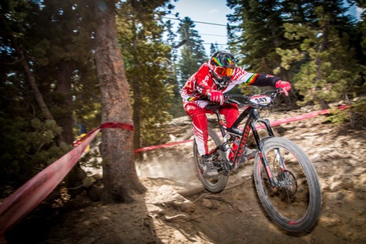 Follow Me, a trail on Stage 2, challenged racers with technical rock and root sections. Photo by Called to Creation.