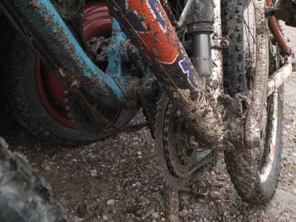 Muddy in the fall.