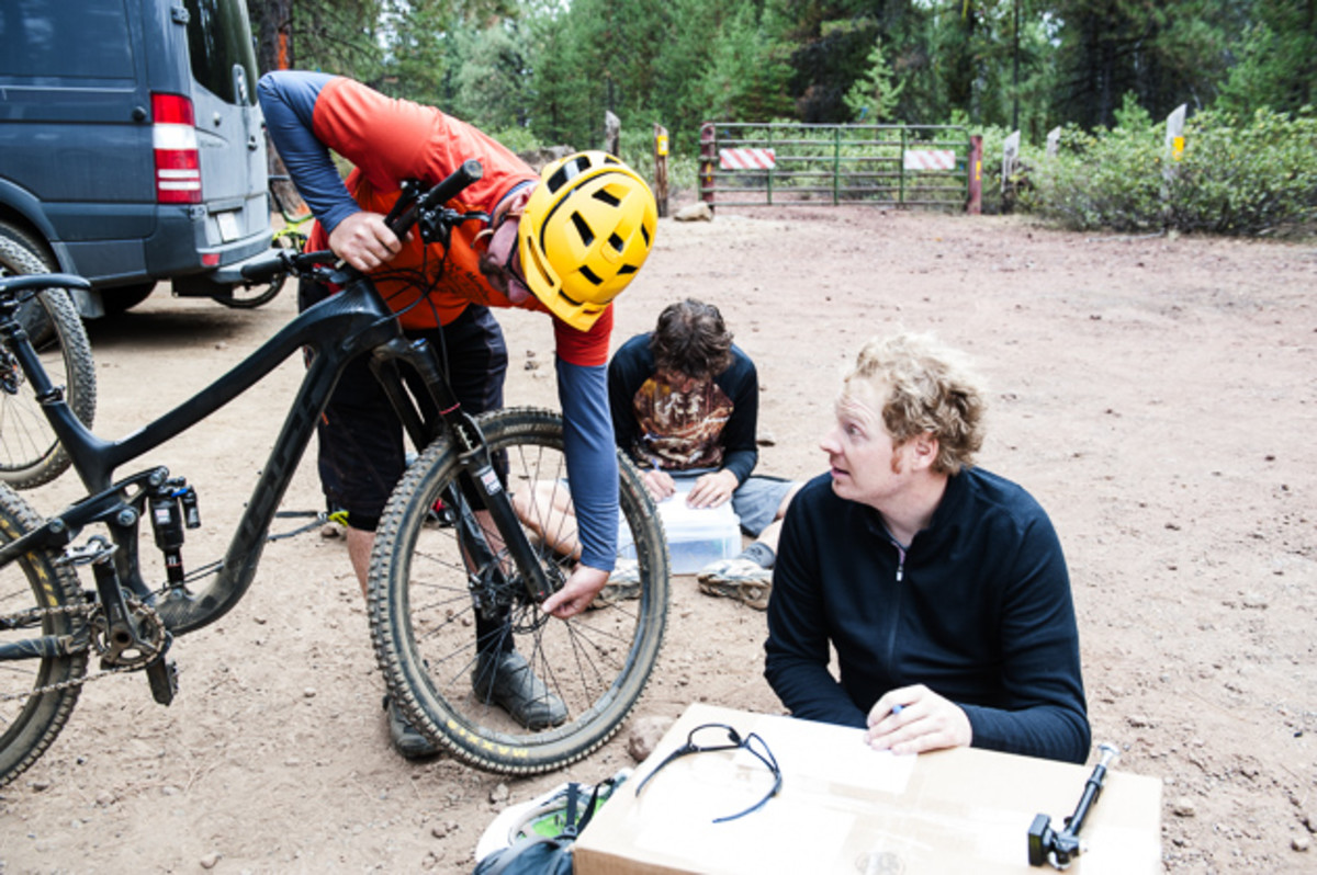 Dude, I think you did that entire descent with your fork locked out.
