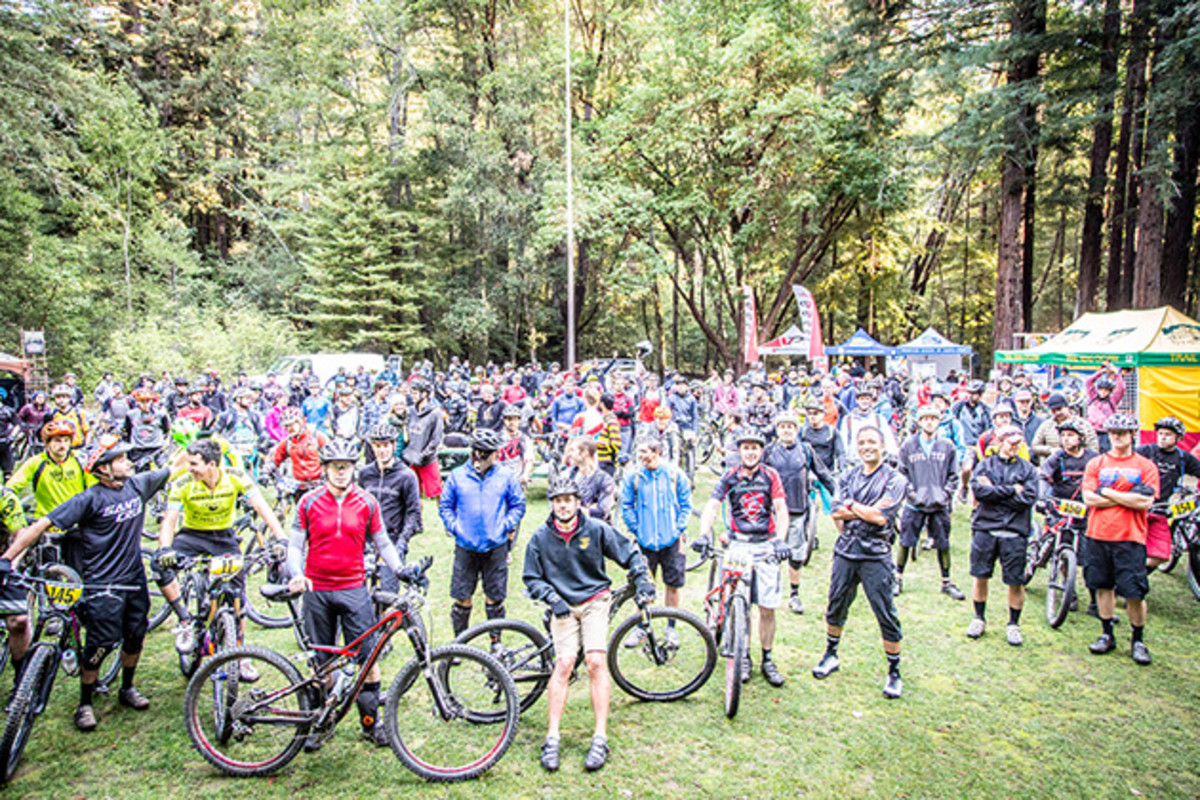 The racers gather for the Rider’s Meeting on Saturday morning. PHOTO: Called To Creation)