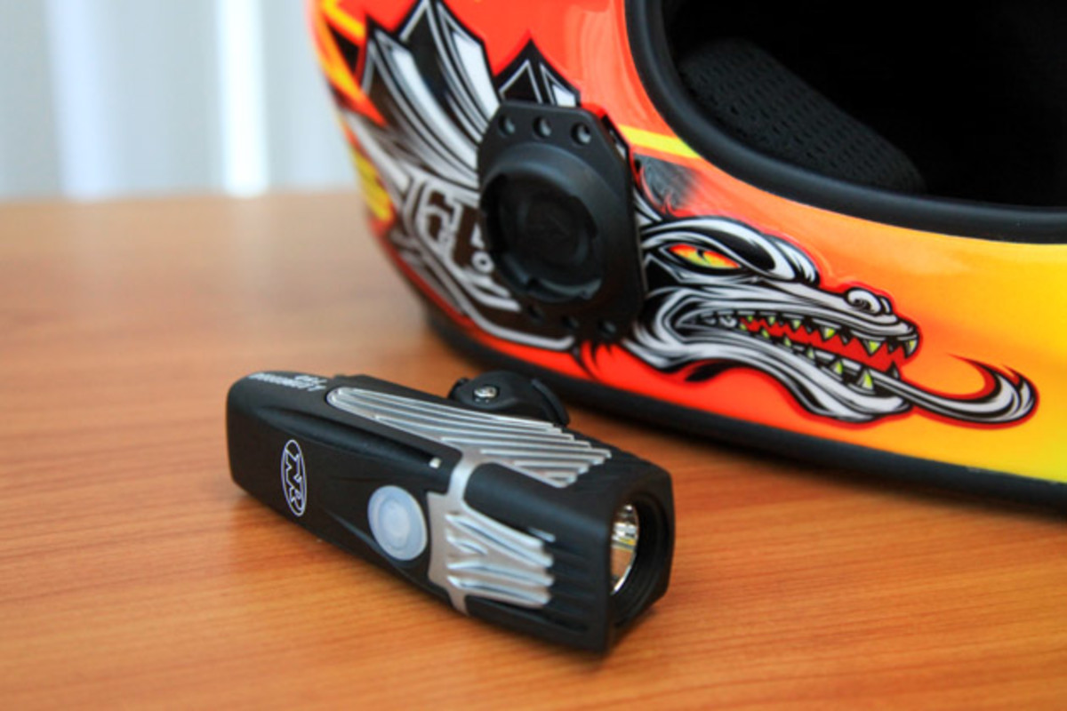 The Pivot 180 mount allows lights to be switched out with ease.