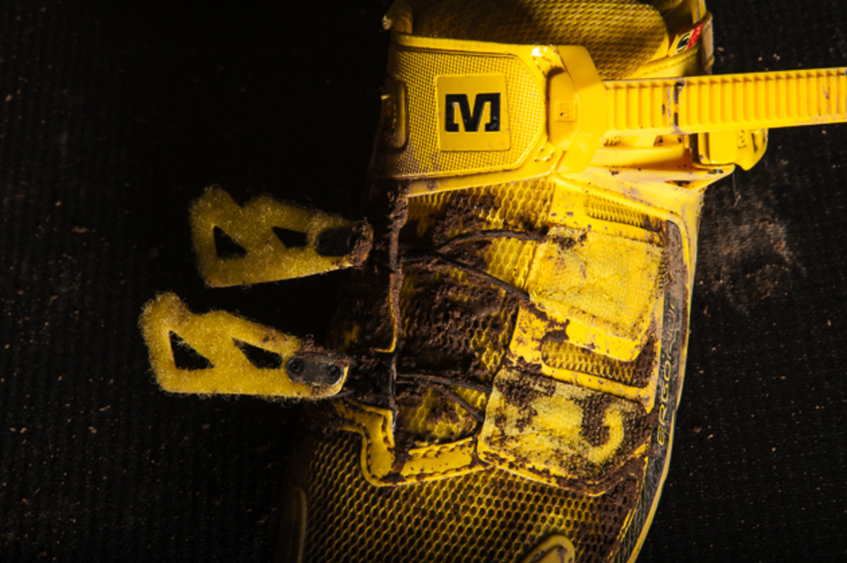 Tighten the shoe without actually feeling hotspots of the individual straps.