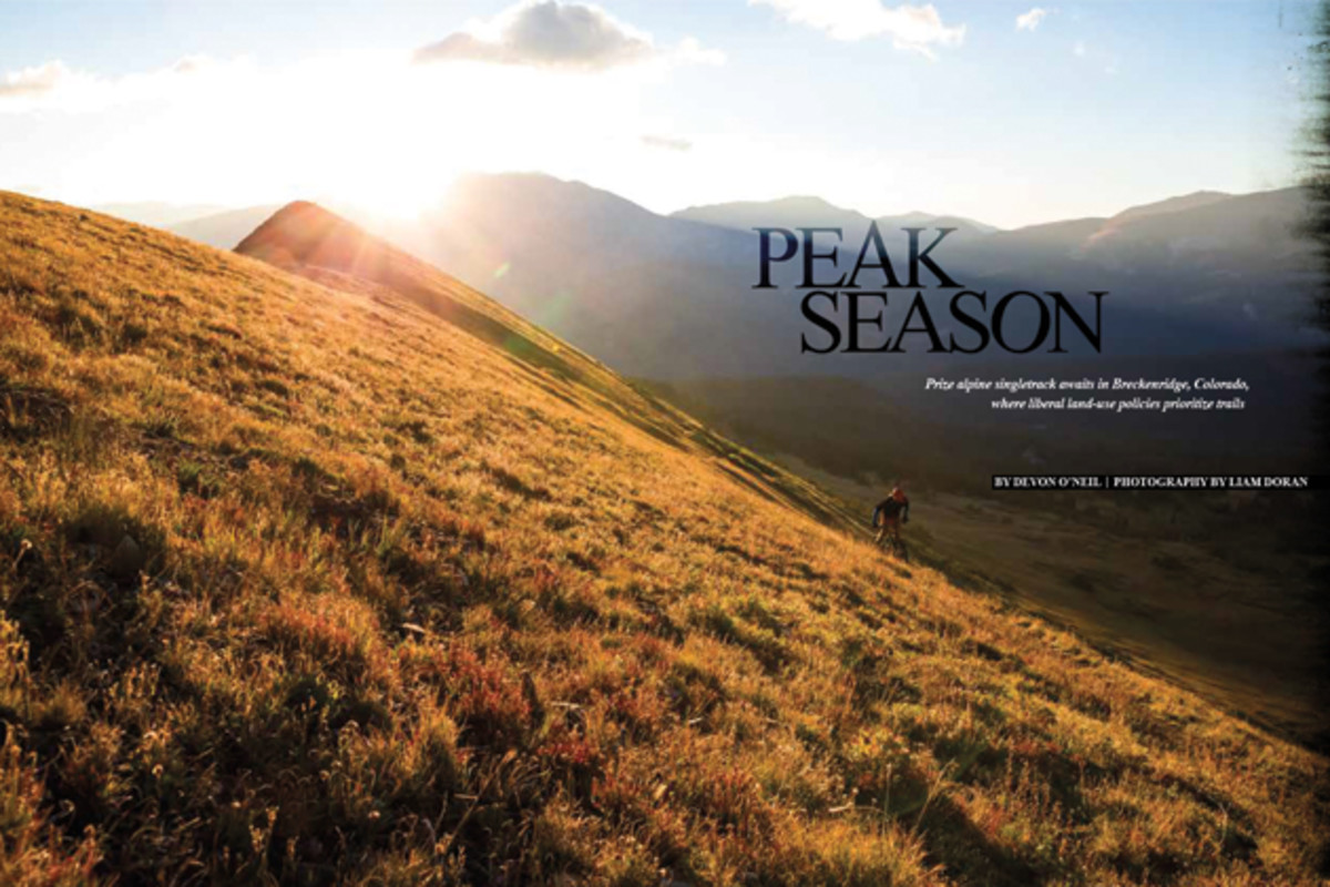 Prize alpine singletrack awaits in Breckenridge, Colorado, where liberal land-use policies prioritize trails.