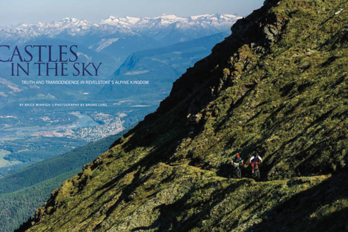 Jeff Honig and Minnigh set their sights on the summit of Revelstoke's Mt. Cartier.