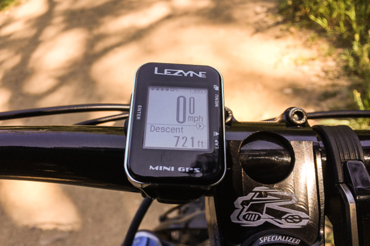The display is set up to show two lines here, but it'll also display 3 or 4 lines of data.