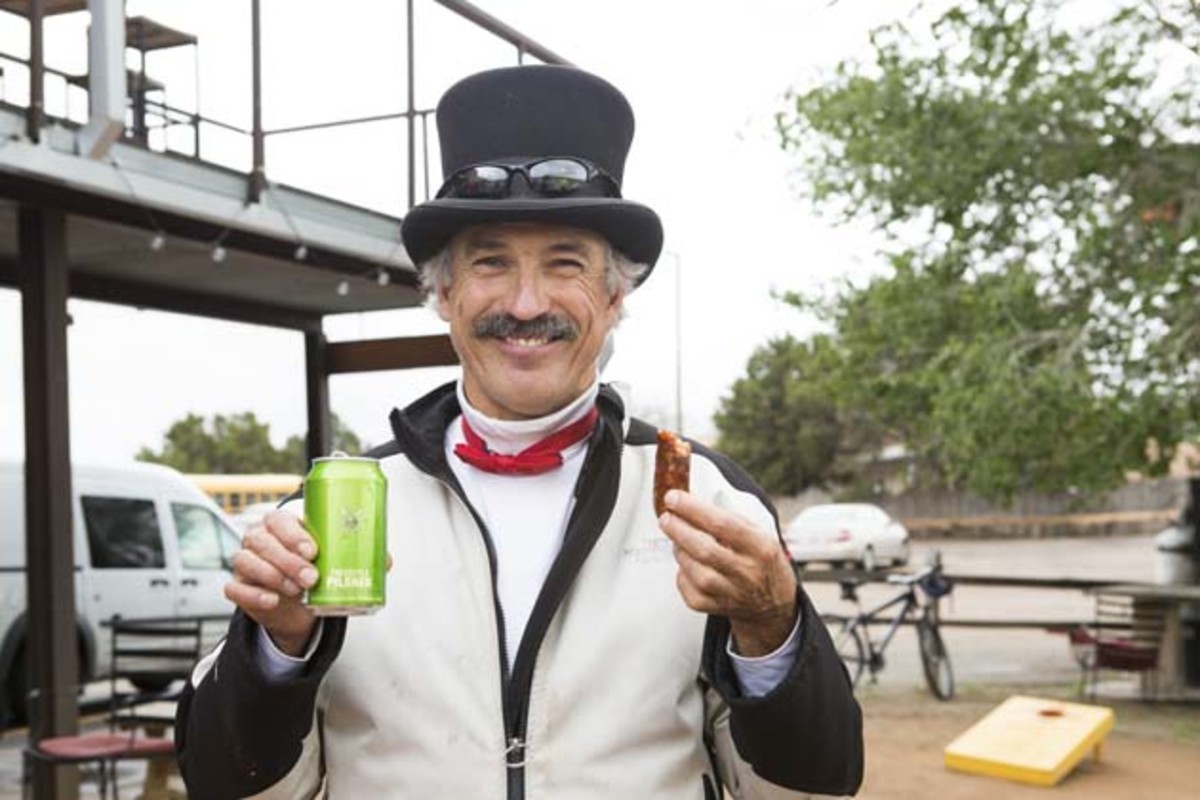 Outside Santa Fe's Beer and Bike 2015