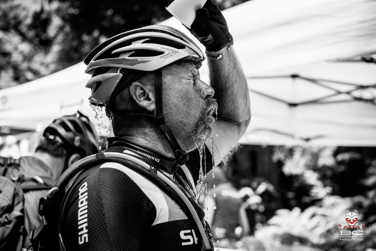 Still needing relief from yesterday's efforts. Photo: Margus Riga