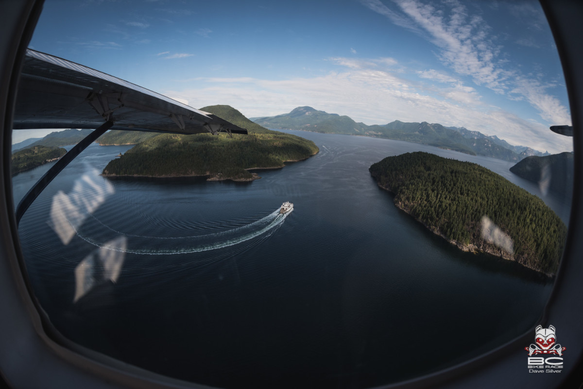 Some lucky few were forced to take to the skies on a Harbor Air seaplane. Photo: Dave Silver