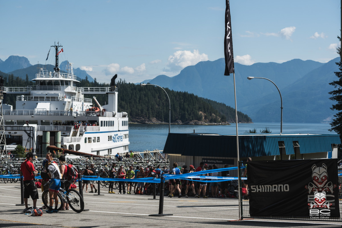 The Earls Cove ferry terminal hosted the start of Day 3. Photo: Dave Silver