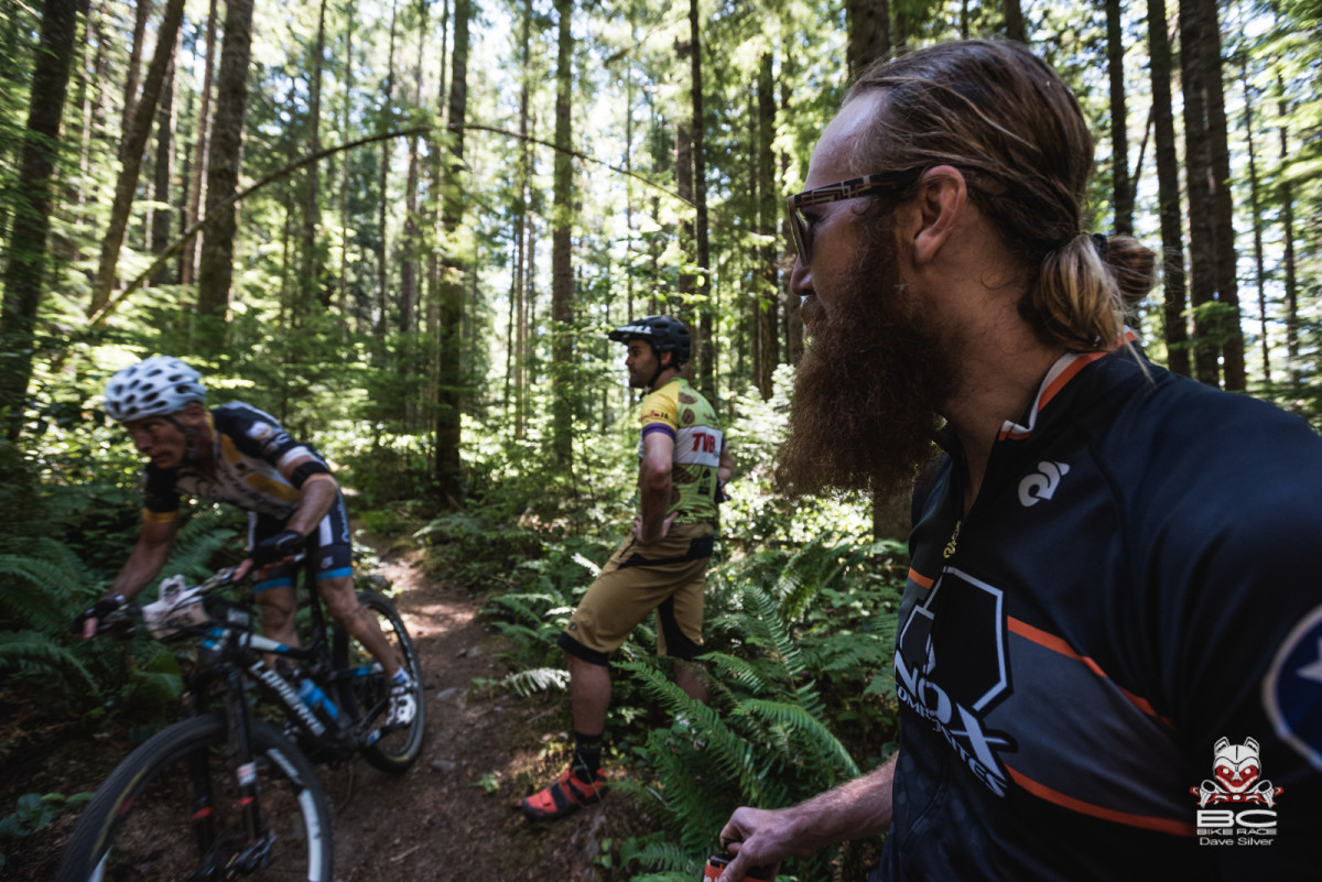 The Sechelt communitiy came out to cheer and heckle riders. Photo: Dave Silver