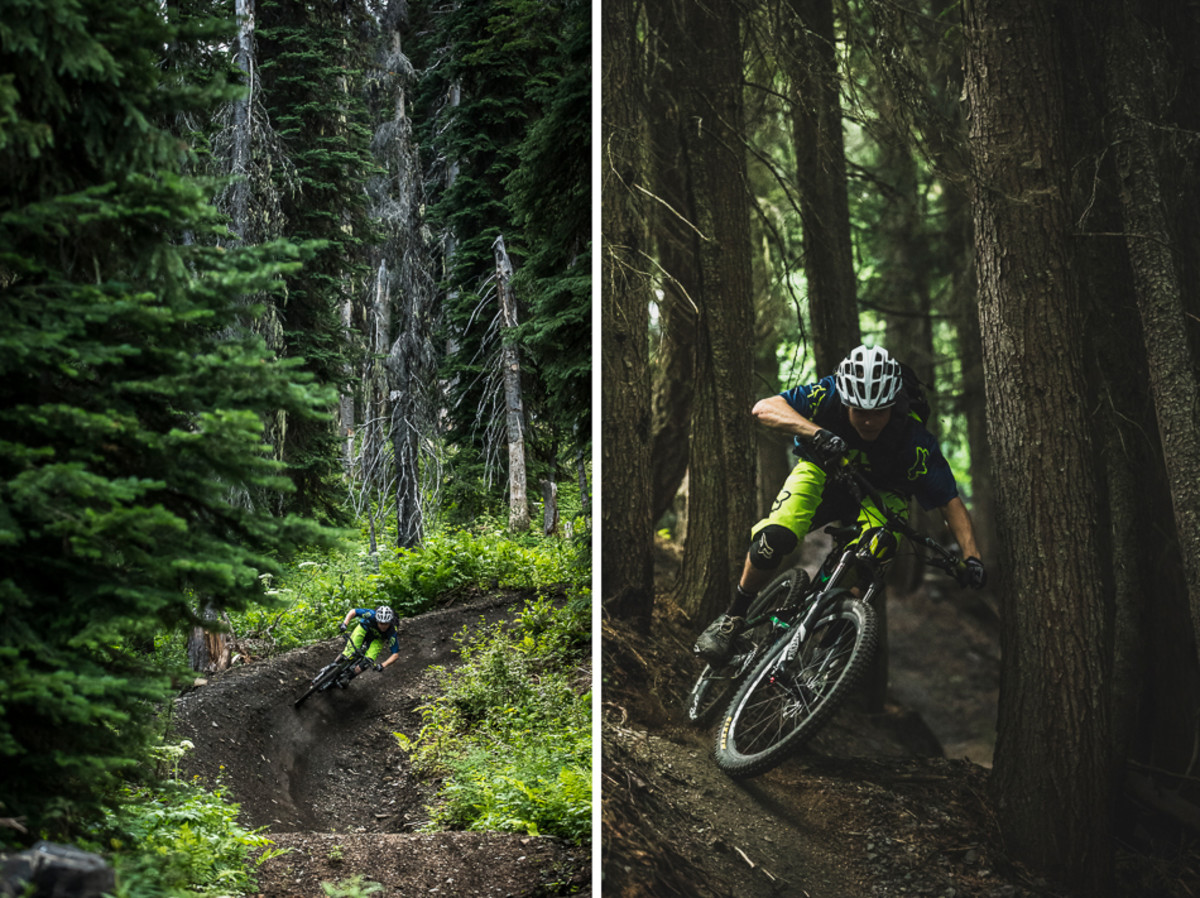 The Lyrik is designed for hard chargers like Kenny Smith. Photos: Adrian Marcoux