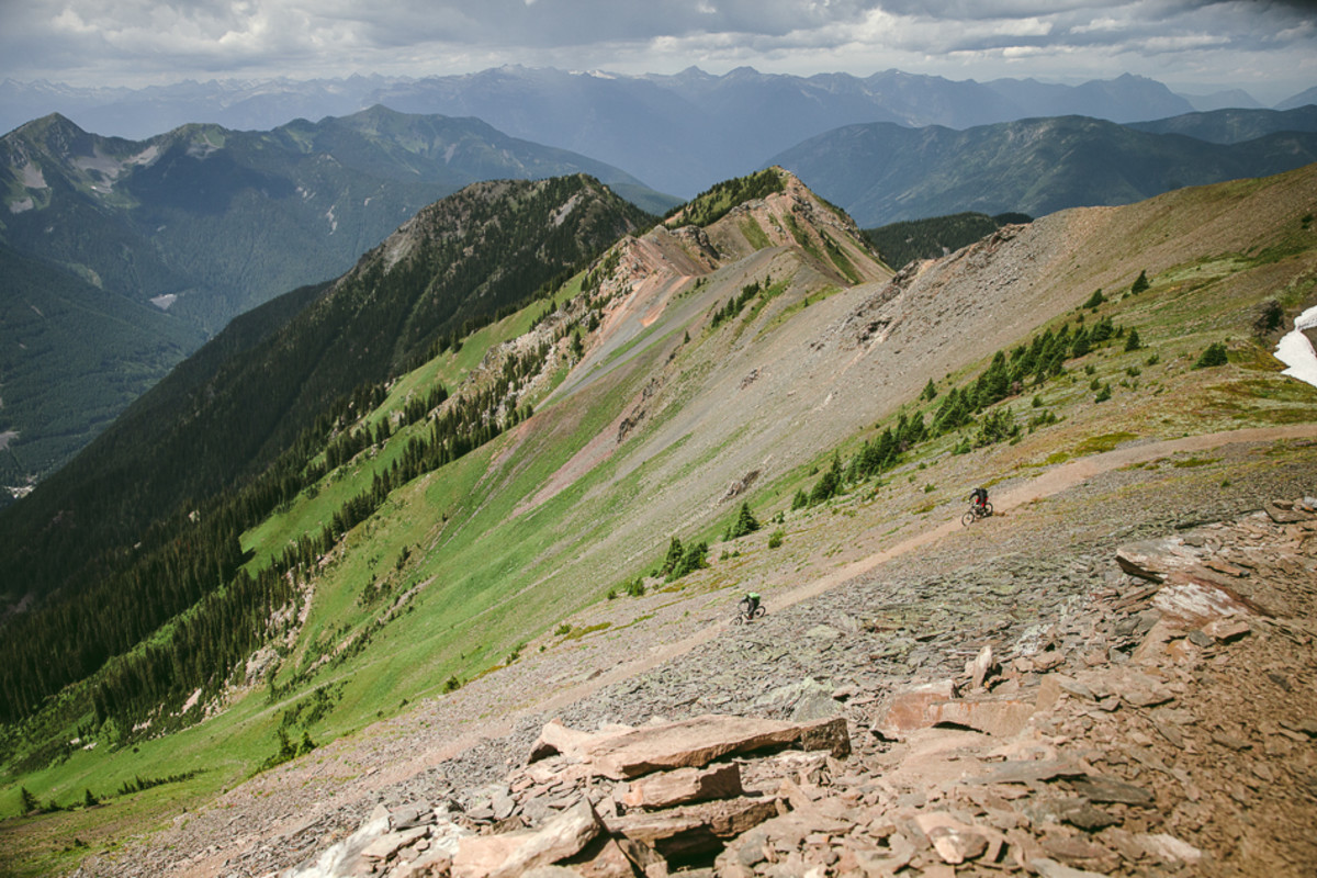Retallack offers breathtaking views of the Selkirk mountains from its masterfully built, high-alpine trails.