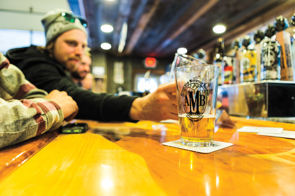 Appalchain Mountain Brewery in Boone, NC.